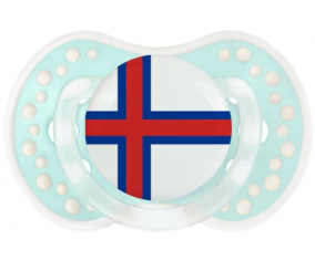 Bandera de Sucete islas Feroe lovi dynamic Retro-turquesa-laguna Clásica