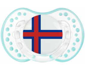 Bandera de suceto de las Islas Feroe lovi dynamic clásico retro-laguna blanca