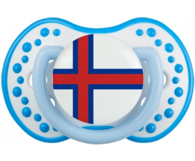 Bandera Islas Feroe Sucete lovi dynamic fosforescente blanco-azul