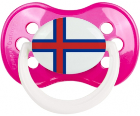 Bandera Islas Feroe Sucete Anatómico Clásico Rosa Oscura