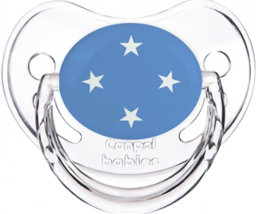 Bandera Federada Estados de Micronesia Azúcar Fisiológica Clásica Transparente