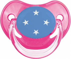 Bandera Federada Estados de Micronesia Azúcar Fisiológica Rosa Clásico