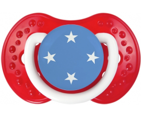Bandera Federada Estados de Micronesia Tetina lovi dynamic Clásico Blanco-Rojo