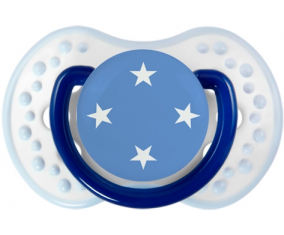 Bandera Federada Estados de Micronesia Tetina lovi dynamic Clásico Marino-Blanco-Azul