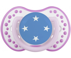 Bandera Federada Estados de Micronesia Tetina lovi dynamic Clásico Blanco-Mauve