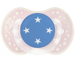 Flag Federated States of Micronesia Tetine lovi dynamic clásico retro-rose-tender