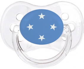 Bandera Federada Estados de Micronesia Classic Transparent Cherry Lollipop