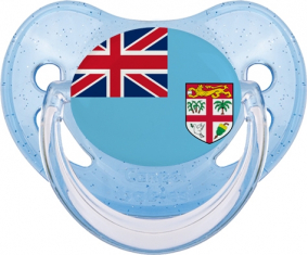 Bandera de Fiji azul lentejuelas Piruleta Fisiológica