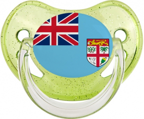 Bandera de Fiji Verde Physiological Sequined Lollipop