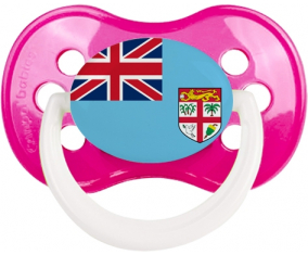 Bandera de Fiji anatómica tetina clásica rosa oscura