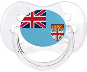 Bandera Fiji Clásico Transparente Cereza Lollipop