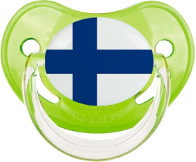 Bandera Finlandia Clásica Piruleta Fisiológica Verde