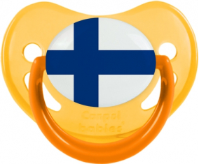 Bandera Finlandia Piruleta Fisiológica Fosforescente Amarillo
