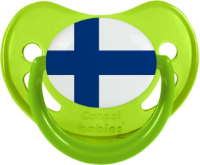 Bandera Finlandia Piruleta Fisiológica Fosforescente Verde