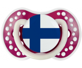 Bandera de Finlandia Lollipop lovi dynamic Fucsia Fosforescente