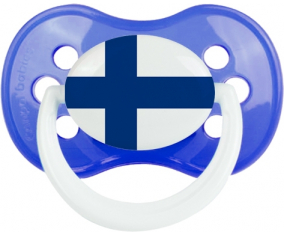 Bandera Finlandia: Chupete Anatómica personnalisée