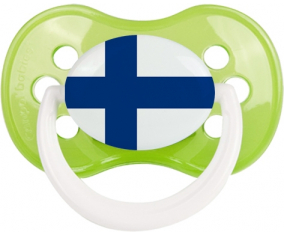 Bandera de Finlandia Clásica Piruleta Anatómica Verde