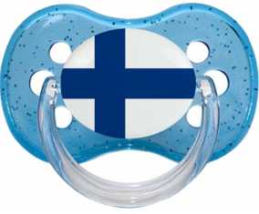 Bandera Finlandia: Chupete Cereza personnalisée