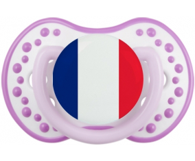 France clásica bandera tetina lovi dynamic Blanc-Mauve