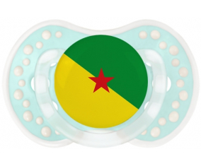 Bandera de Guayana Francesa Lollipop lovi dynamic clásico retro-turquesa-laguna