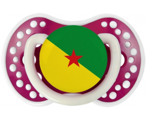 Bandera de Guayana Francesa Lollipop lovi dynamic Fucsia Fosforescente