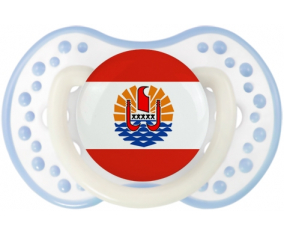 Bandera de la Polinesia Francesa lovi dynamic clásico blanco-cian