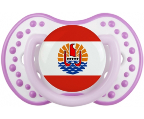 Bandera de la Polinesia Francesa lovi dynamic Clásico White-Mauve