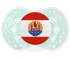 Bandera de la Polinesia Francesa Lollipop lovi dynamic clásico retro-turquesa-laguna