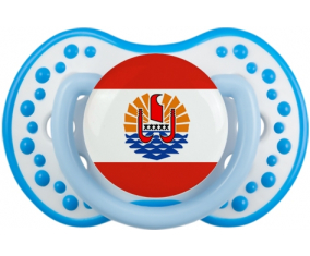 Bandera de la Polinesia Francesa lovi dynamic Blanco Azul Fosforescente
