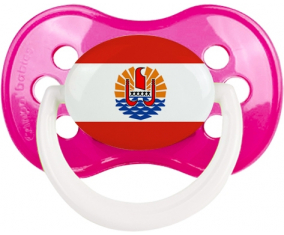 Bandera de la Polinesia Francesa Anatómica Lollipop Classic Dark Rose