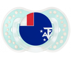 Sucete de bandera de tierras del sur francés lovi dynamic clásico retro-turquesa-laguna