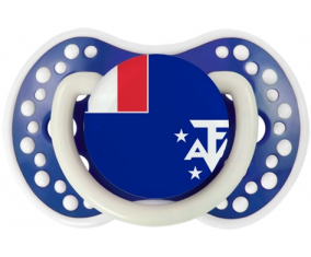 Suceto de bandera de tierras del sur francés lovi dynamic azul marino fosforescente