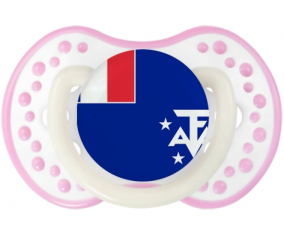 Francés tierras del sur bandera sucete lovi dynamic fosforescente rosa blanca