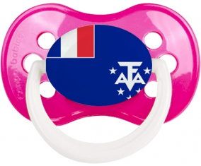 Francés tierras del sur bandera sucete anatómico clásico rosa oscura