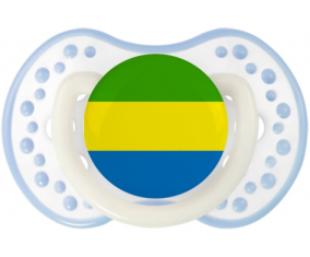 Bandera tetina gabón lovi dynamic clásico blanco-cian