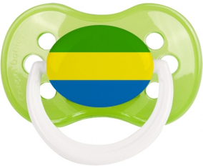 Bandera Gabón Clásica Piruleta Anatómica Verde