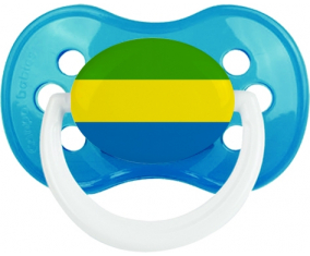 Bandera Gabón Bandera Clásica Cian Anatómica Lollipop