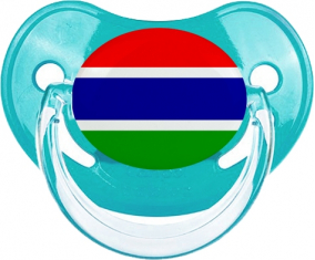 Gambia Bandera Clásica Piruleta Fisiológica Azul