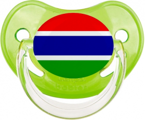 Bandera de Gambia Clásica Piruleta Fisiológica Verde