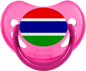 Bandera de Gambia Piruleta Fisiológica Fosforescente rosa