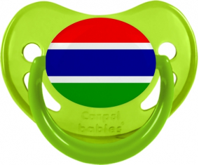 Bandera de Gambia Piruleta Fisiológica Fosforescente Verde