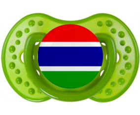 Bandera de Gambia lovi dynamic verde clásico