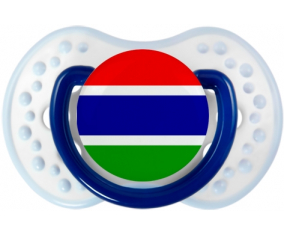 Gambia Flag Lollipop lovi dynamic clásico azul marino-blanco