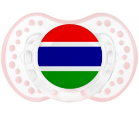 Gambia Flag Lollipop lovi dynamic clásico retro-blanco-rosa-tierno