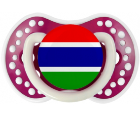 Gambia Bandera Lollipop lovi dynamic Fucsia Fosforescente