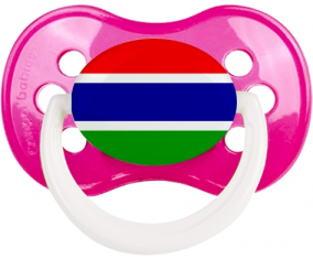 Bandera de Gambia anatómica tetina clásica rosa oscura