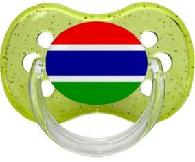 Gambia bandera verde cereza brillo lollipop