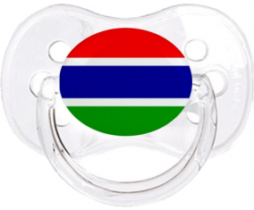 Gambia Bandera Clásica Transparente Cereza Lollipop