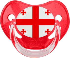 Georgia Bandera Rojo Piruleta Fisiológica Lentejuelas