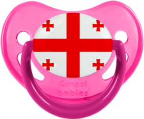 Bandera Georgia Piruleta Fisiológica Fosforescente rosa